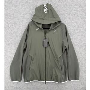 NWT G/Fore Isle Wind Control Double Knit Pique Hooded Jacket GMO000012 LARGE